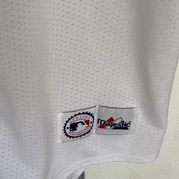 Vintage New york yankees jersey Majestic Size L Retro Ruth Sz-L - Picture 4 of 8